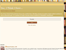 Tablet Screenshot of docithinkihave.blogspot.com