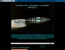 Tablet Screenshot of cuchilloscanarios.blogspot.com