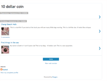 Tablet Screenshot of 10dollarcoin.blogspot.com