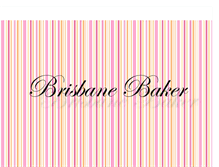 Tablet Screenshot of brisbanebaker.blogspot.com