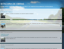 Tablet Screenshot of bitacoradeobras.blogspot.com