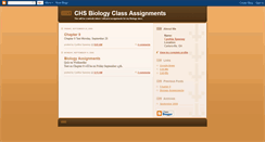 Desktop Screenshot of biologyclassassignments.blogspot.com