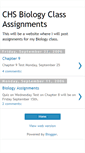 Mobile Screenshot of biologyclassassignments.blogspot.com