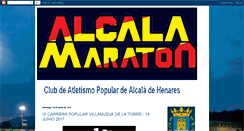 Desktop Screenshot of alcalamaraton.blogspot.com