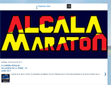Tablet Screenshot of alcalamaraton.blogspot.com
