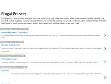 Tablet Screenshot of frugalfrances.blogspot.com