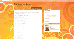 Desktop Screenshot of danielamyblog.blogspot.com
