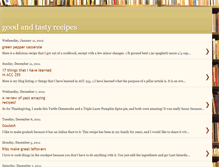 Tablet Screenshot of goodtastyrecipes.blogspot.com