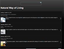 Tablet Screenshot of naturalwaysofliving.blogspot.com