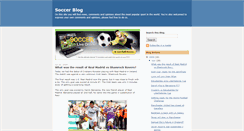 Desktop Screenshot of cj-soccerblog.blogspot.com