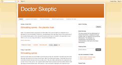 Desktop Screenshot of doctorskeptic.blogspot.com