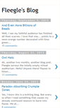 Mobile Screenshot of fleeglesblog.blogspot.com
