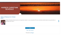 Tablet Screenshot of harborchristianschools.blogspot.com