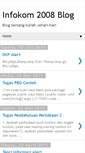Mobile Screenshot of infokom2008.blogspot.com