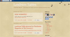 Desktop Screenshot of landrumtables.blogspot.com