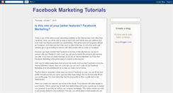 Desktop Screenshot of facebookmarketingtutorials.blogspot.com