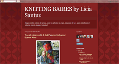 Desktop Screenshot of knittingbaires.blogspot.com