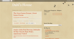 Desktop Screenshot of dahls-house.blogspot.com