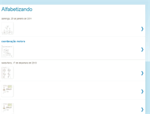 Tablet Screenshot of alfabetizando2011.blogspot.com