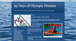 Desktop Screenshot of 99daysofolympicdreams.blogspot.com