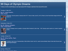 Tablet Screenshot of 99daysofolympicdreams.blogspot.com