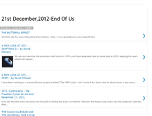 Tablet Screenshot of 21stdecember2012-endofus.blogspot.com