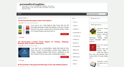 Desktop Screenshot of personalizednapkin.blogspot.com