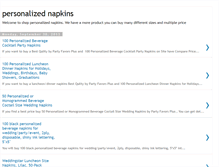 Tablet Screenshot of personalizednapkin.blogspot.com