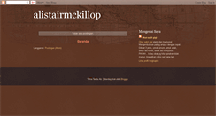 Desktop Screenshot of alistairmckillop.blogspot.com