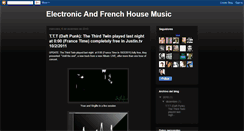 Desktop Screenshot of electronicmusicfrench.blogspot.com