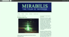 Desktop Screenshot of mirabilis-yearofwonders.blogspot.com