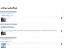 Tablet Screenshot of cronacasportiva.blogspot.com