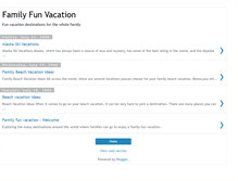 Tablet Screenshot of familyfunvacation.blogspot.com