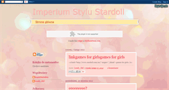 Desktop Screenshot of imperiumstylustardoll.blogspot.com