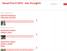 Tablet Screenshot of hawaii-five0.blogspot.com