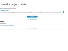 Tablet Screenshot of buscador-mujer-modelo.blogspot.com