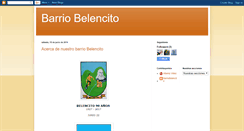 Desktop Screenshot of barriobelencito.blogspot.com