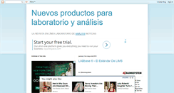 Desktop Screenshot of laboratoriodenoticiassobreproduct.blogspot.com
