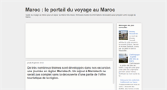 Desktop Screenshot of maroc-maghreb.blogspot.com