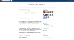 Desktop Screenshot of nationalspirit.blogspot.com