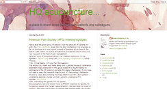 Desktop Screenshot of hqacupuncture.blogspot.com