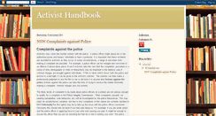 Desktop Screenshot of activisthandbook.blogspot.com