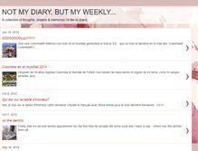 Tablet Screenshot of myweekly.blogspot.com