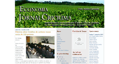 Desktop Screenshot of jornalcriciuma-economia.blogspot.com