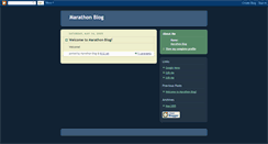 Desktop Screenshot of marathonbloggers.blogspot.com