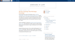 Desktop Screenshot of amdahlslaw.blogspot.com