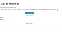 Tablet Screenshot of lijekzahemeroide.blogspot.com