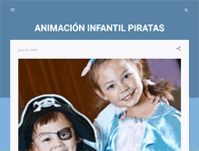 Tablet Screenshot of animacionpiratasyprincesas.blogspot.com