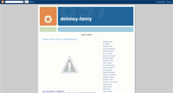 Desktop Screenshot of deloney-fanny.blogspot.com