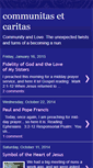 Mobile Screenshot of communitasetcaritas.blogspot.com